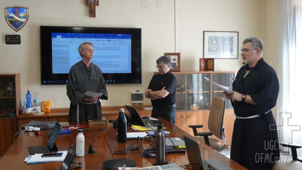 Fr. Blowey takes the oath.